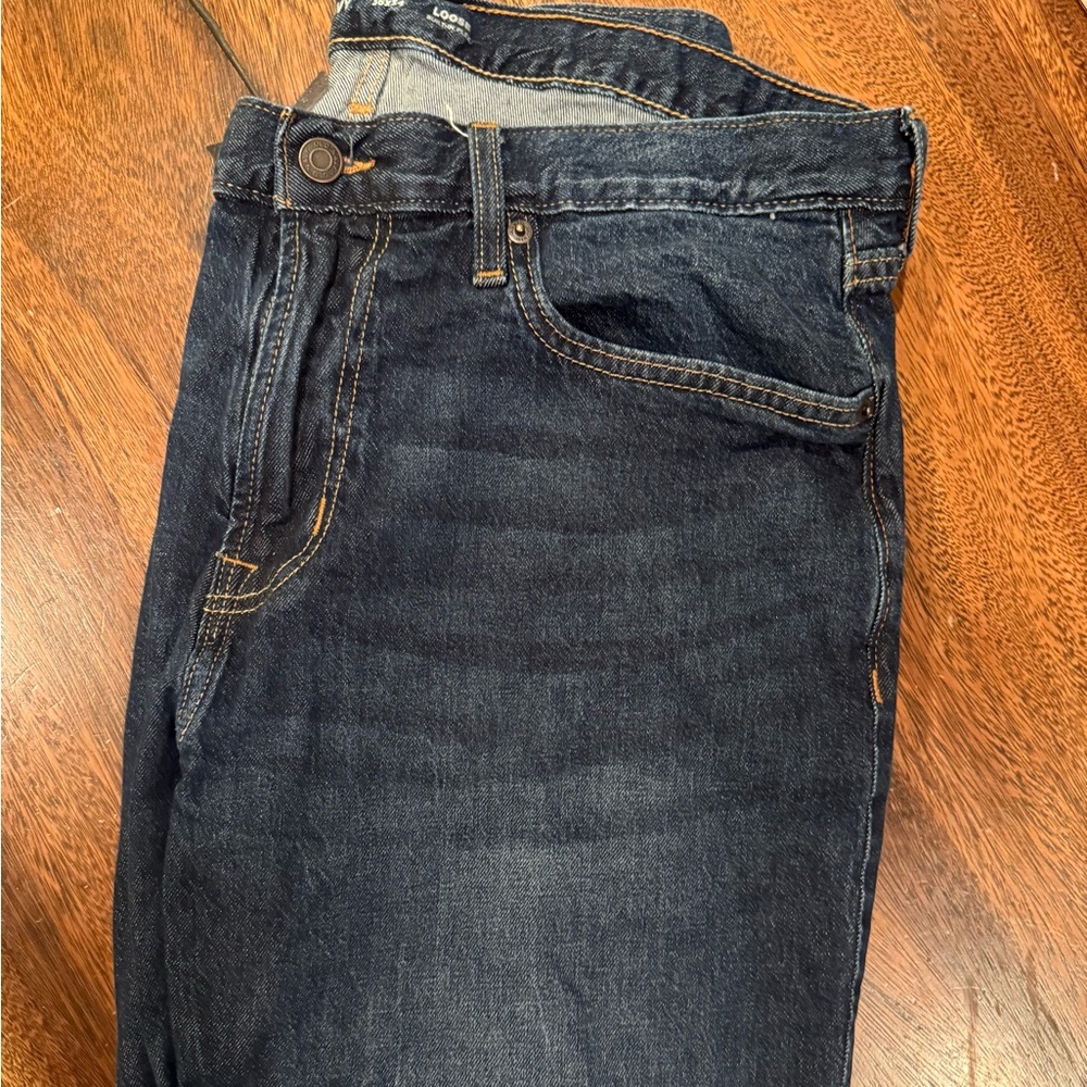Old Navy Men's Deep Indigo Relaxed Jeans
